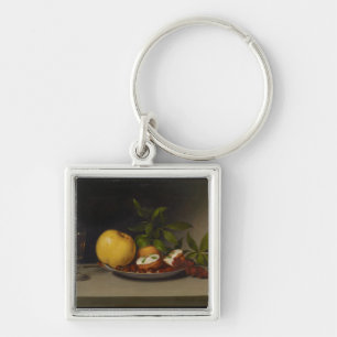 Still Life with Fruit, Cakes and Wine, 1821 Key Ring