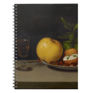 Still Life with Fruit, Cakes and Wine, 1821 Notebook
