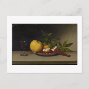 Still Life with Fruit, Cakes and Wine, 1821 Postcard