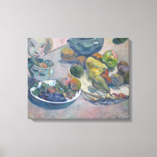 Still Life With Fruits by Paul Gauguin Canvas Print