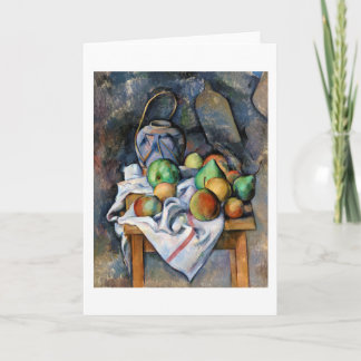 Still Life with Fruits, Paul Cezanne Card