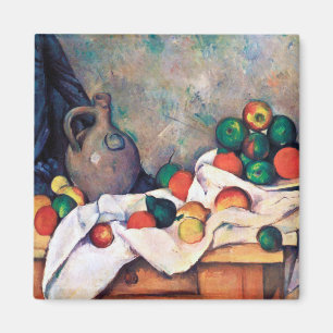 Still Life with Fruits, Paul Cezanne Magnet