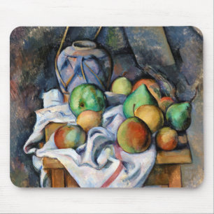 Still Life with Fruits, Paul Cezanne Mouse Mat