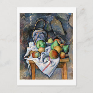 Still Life with Fruits, Paul Cezanne Postcard