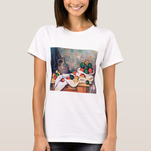 Still Life with Fruits, Paul Cezanne T-Shirt (Front)