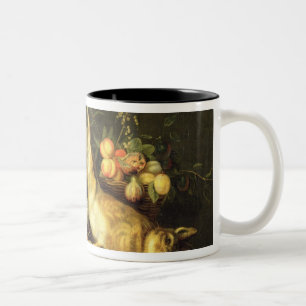 Still Life with Game and Fruit Two-Tone Coffee Mug