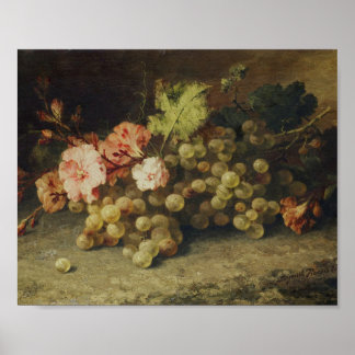 Still Life with Grapes  by Margaretha Roosenboom Poster