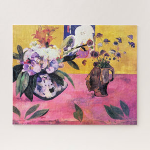Still Life with Head-Shaped Vase Paul Gauguin Jigsaw Puzzle