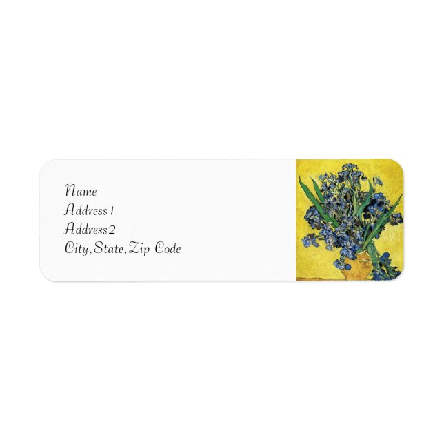 Still Life with Irises by Van Gogh (Front)