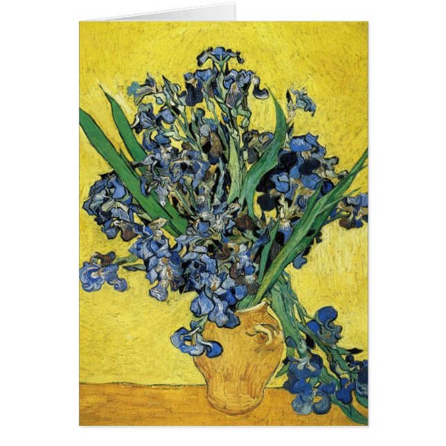 Still Life with Irises by Vincent Van Gogh (Front)