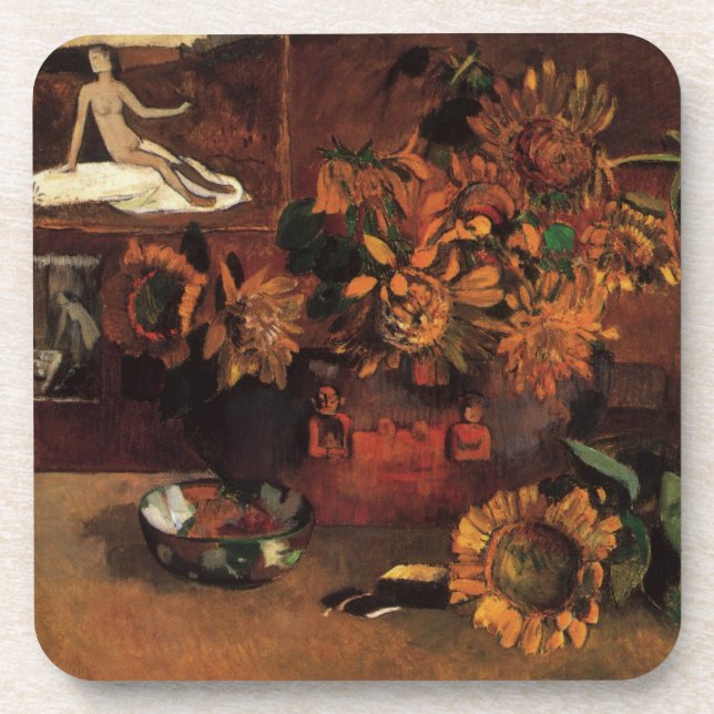 Still Life with L'Esperance (Hope) by Paul Gauguin Coaster (Front)