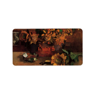 Still Life with L'Esperance (Hope) by Paul Gauguin Label