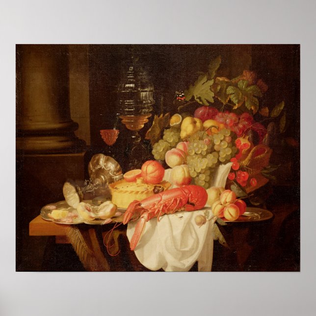 Still Life with Lobster Poster (Front)