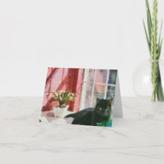 Still Life with Morgan Card