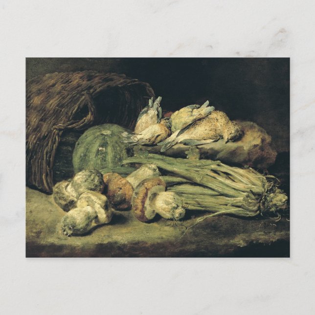 Still Life with Mushrooms Postcard (Front)