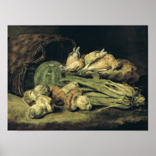 Still Life with Mushrooms Poster