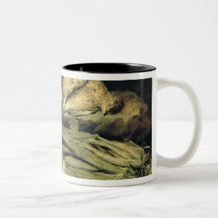 Still Life with Mushrooms Two-Tone Coffee Mug