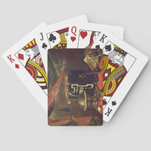Still Life with Musical Instruments (oil on canvas Playing Cards