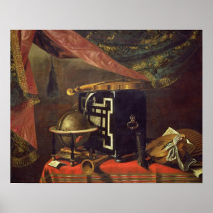Still Life with Musical Instruments (oil on canvas Poster