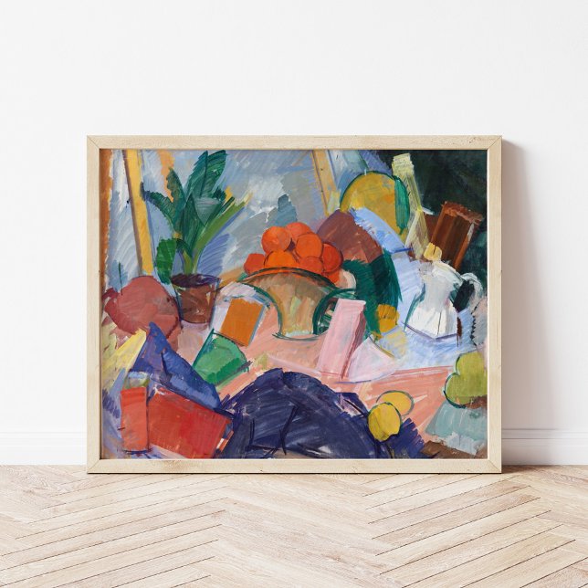 Still Life with Oranges in a Basket | Edvard Weie Poster (Creator Uploaded)