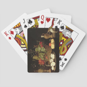 Still Life with Oysters Playing Cards