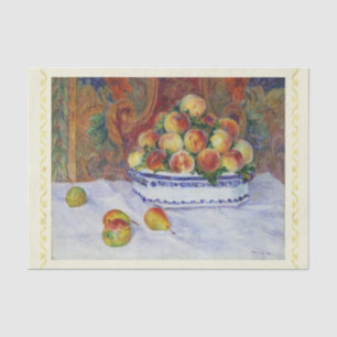 Still Life with Peaches, Renoir Tissue Paper