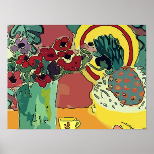 Still Life With Pineapple Poster