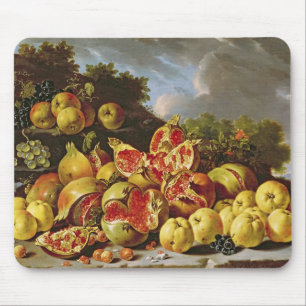 Still Life with pomegranates Mouse Mat