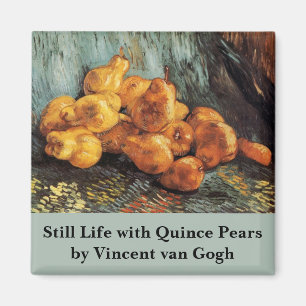 Still Life with Quince Pears by Vincent van Gogh Magnet