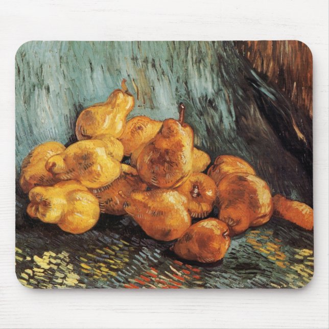 Still Life with Quince Pears by Vincent van Gogh Mouse Mat (Front)