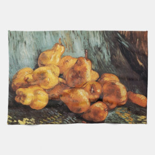 Still Life with Quince Pears by Vincent van Gogh Tea Towel
