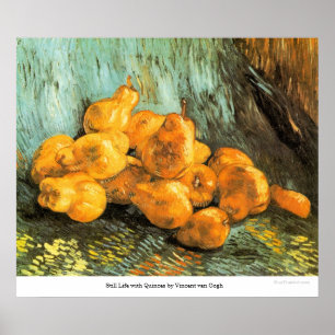 Still Life with Quinces by Vincent van Gogh Poster