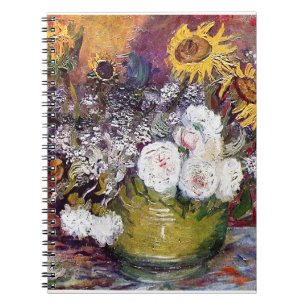Still Life with Roses and Sunflowers - Van Gogh Notebook