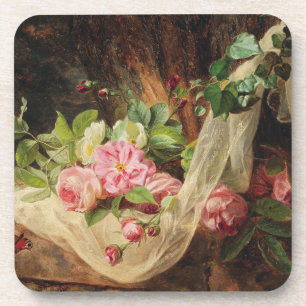 Still Life with Roses on a Forest Floor – Lach A. Coaster