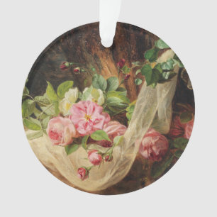 Still Life with Roses on a Forest Floor – Lach A. Ornament