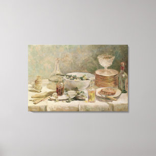 Still Life with Salad Canvas Print