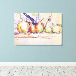 Still Life with Saucepan by Paul Cezanne Canvas Print