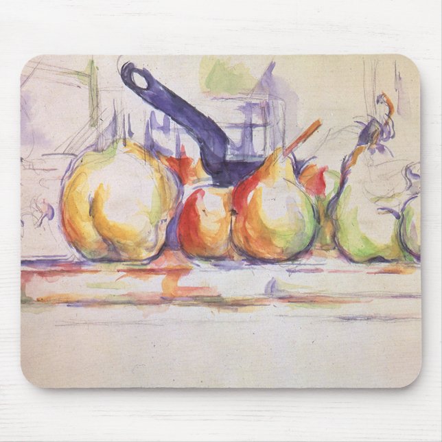 Still Life with Saucepan by Paul Cezanne Mouse Mat (Front)