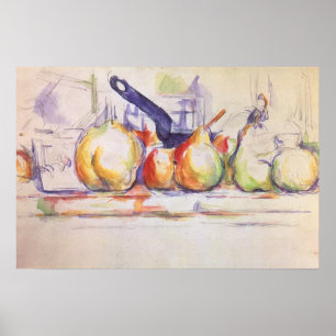 Still Life with Saucepan by Paul Cezanne Poster