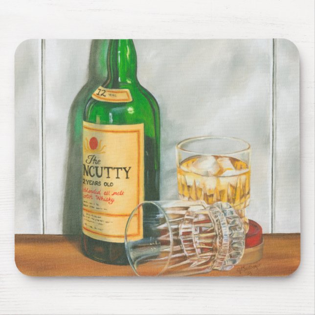 Still Life with Scotch by Jennifer Goldberger Mouse Mat (Front)