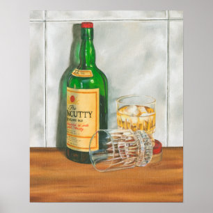 Still Life with Scotch by Jennifer Goldberger Poster