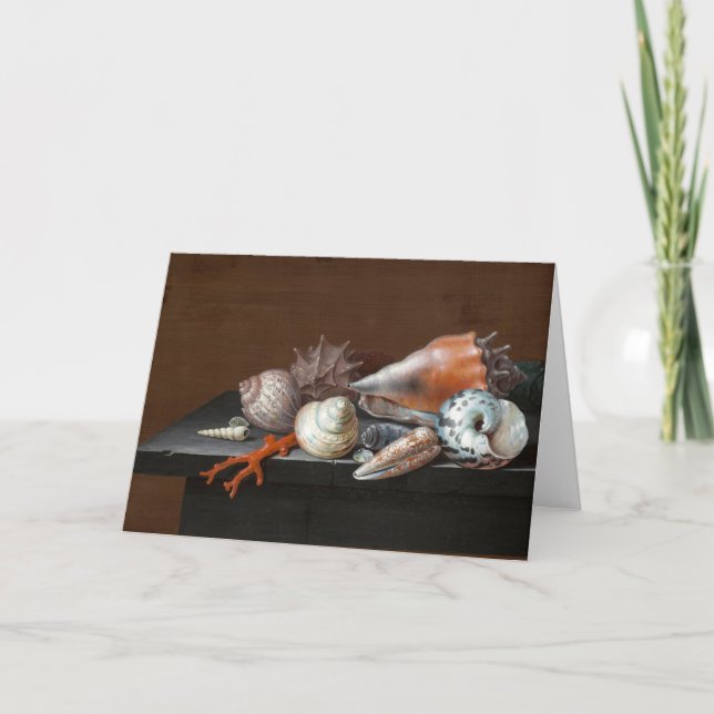 Still Life with Shells | Johann Jakob Dietzsch Card (Front)