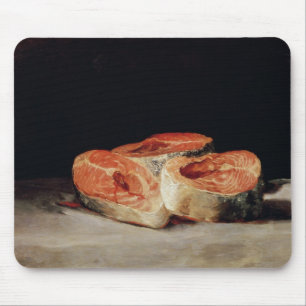 Still Life with Slices of Salmon, 1808-12 Mouse Mat