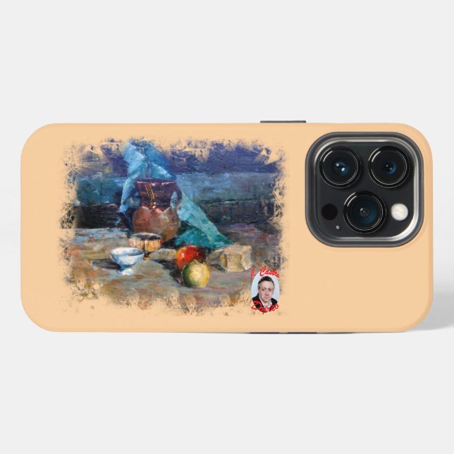 Still life with spatula iPhone case (Back Horizontal)