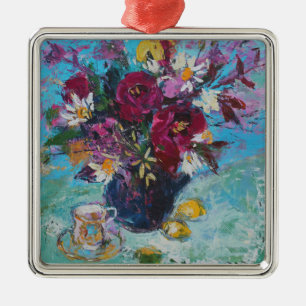 Still Life with Tea Cup 2013 Metal Tree Decoration