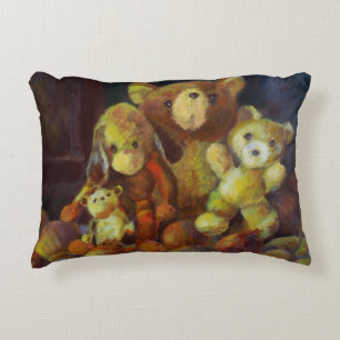 Still life with Teddy Bears   Decorative Cushion