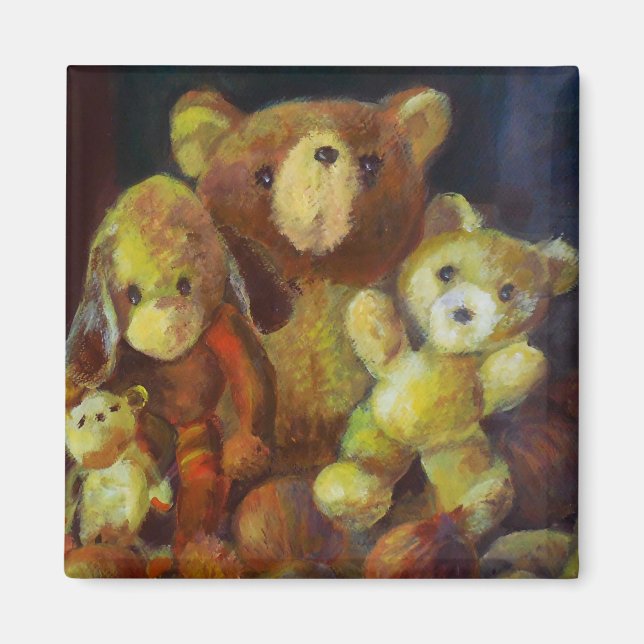 Still life with Teddy Bears  Magnet (Front)