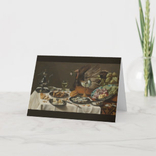 “Still Life With Turkey Pie” greeting card