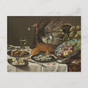 “Still Life With Turkey Pie” postcard