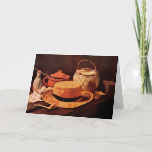 Still Life Yellow Straw Hat by Vincent van Gogh Card
